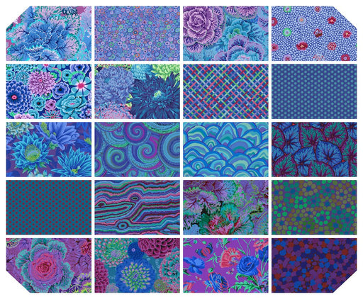 Kaffe Fassett Fat Quarter Bundle Royal - Woven Modern Fabric Gallery