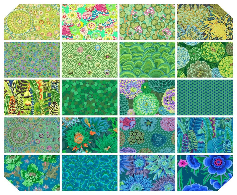 Kaffe Fassett Fat Quarter Bundle Tidal - Woven Modern Fabric Gallery