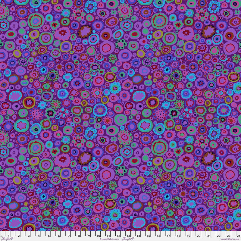 Kaffe Fassett Paperweight Purple Quilt Backing - Woven Modern Fabric Gallery