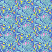 Kaffe X Morris Artichoke Blue - Woven Modern Fabric Gallery