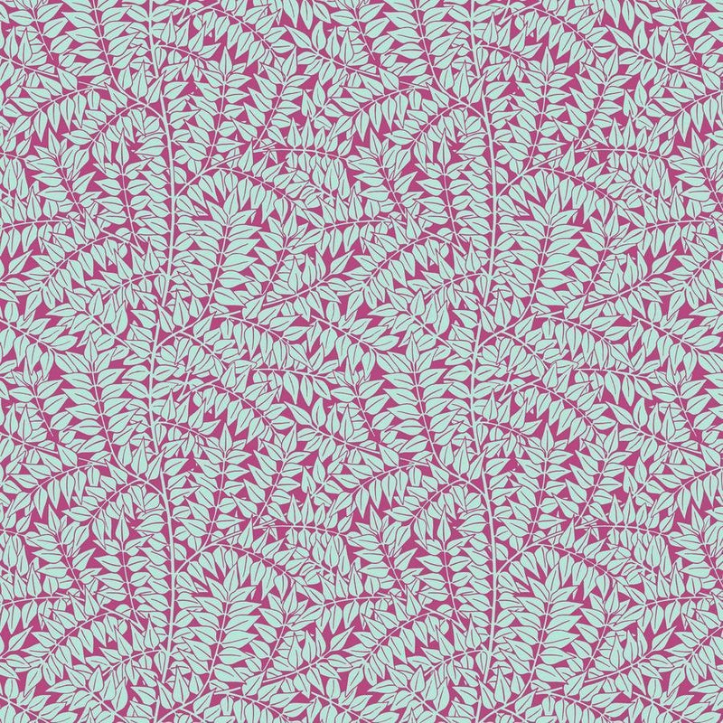Kaffe X Morris Branches Magenta - Woven Modern Fabric Gallery