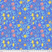 Kaffe X Morris Fruit Cobalt - Woven Modern Fabric Gallery