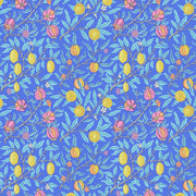 Kaffe X Morris Fruit Cobalt - Woven Modern Fabric Gallery