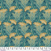 Morris & Co. Laceflower Teal fabric - Woven Modern Fabric Gallery