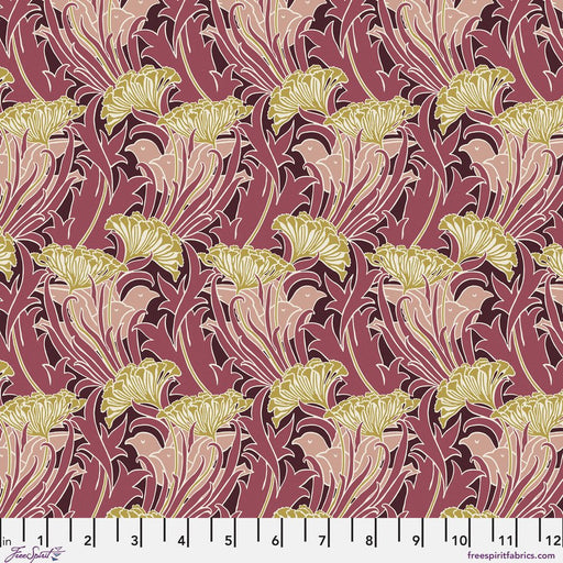 Morris & Co. Laceflower Wine fabric - Woven Modern Fabric Gallery
