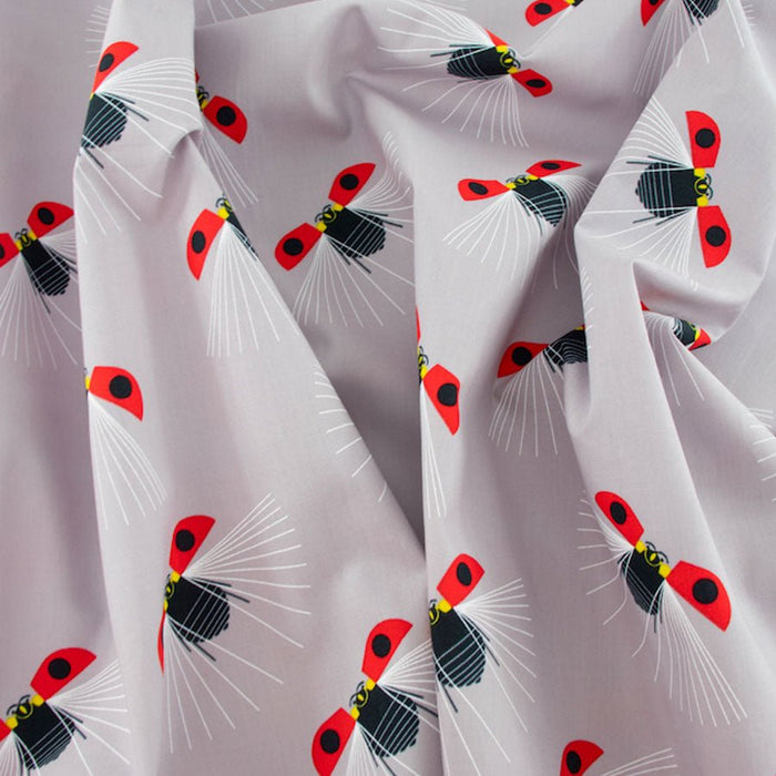 Ladybug Flight - Woven Modern Fabric Gallery