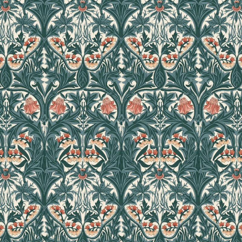 Large Bluebell Webbs Blue - Woven Modern Fabric Gallery