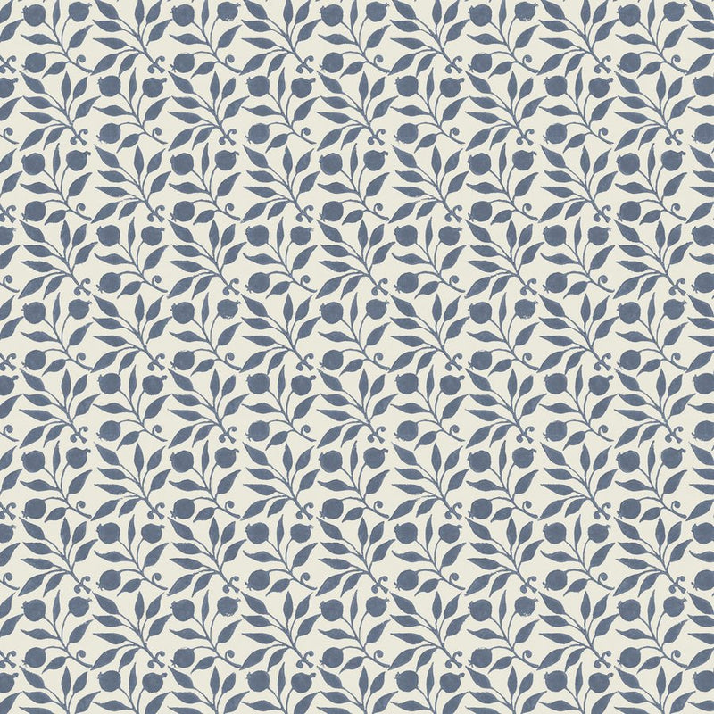 Large Rosehip Slate - Woven Modern Fabric Gallery