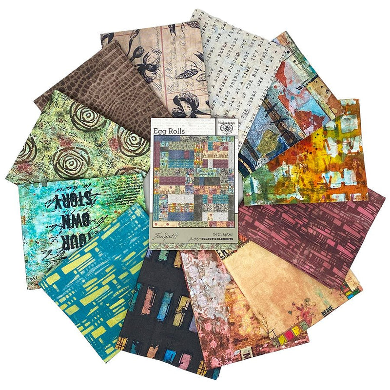 Live Out Loud & Eclectic Elements Spark Pack Egg Rolls - Woven Modern Fabric Gallery