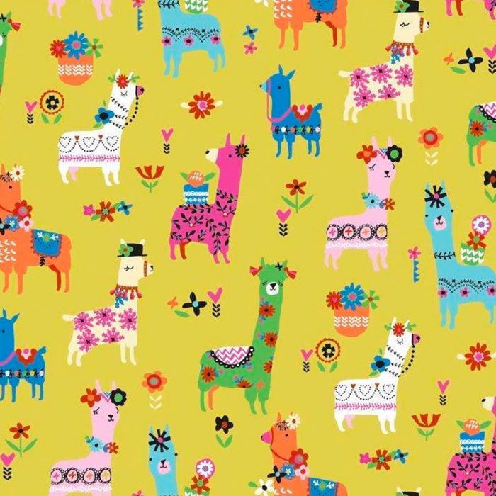 Llamas - Woven Modern Fabric Gallery