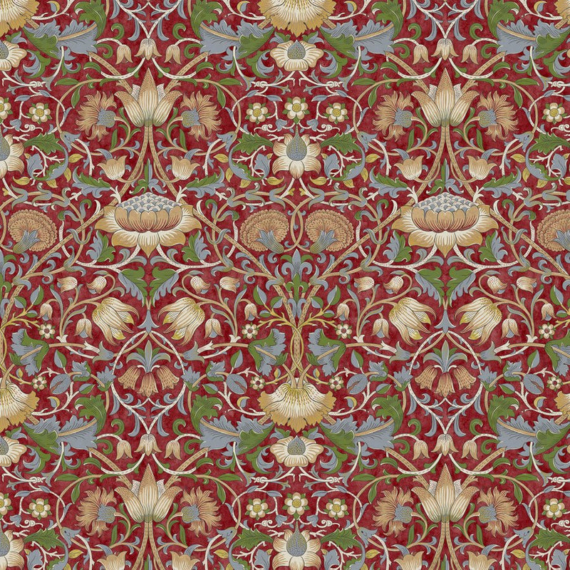 Lodden Crimson - Woven Modern Fabric Gallery