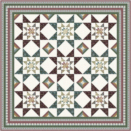 Lodden Stars PDF Quilt Pattern Download - Woven Modern Fabric Gallery