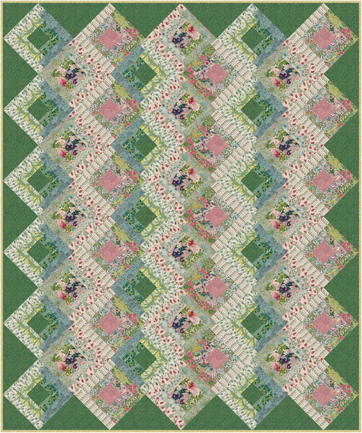 Log Cabin Lattice Quilt Pattern PDF - Woven Modern Fabric Gallery