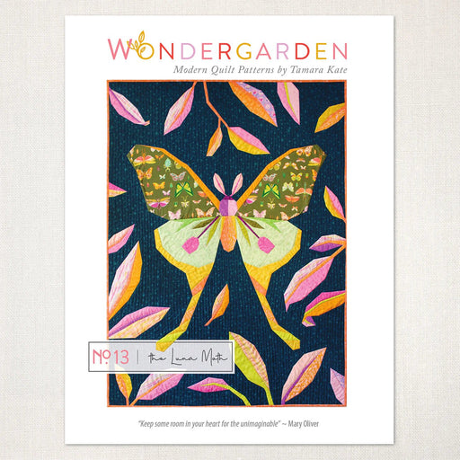 Luna Moth Quilt Pattern - Woven Modern Fabric Gallery