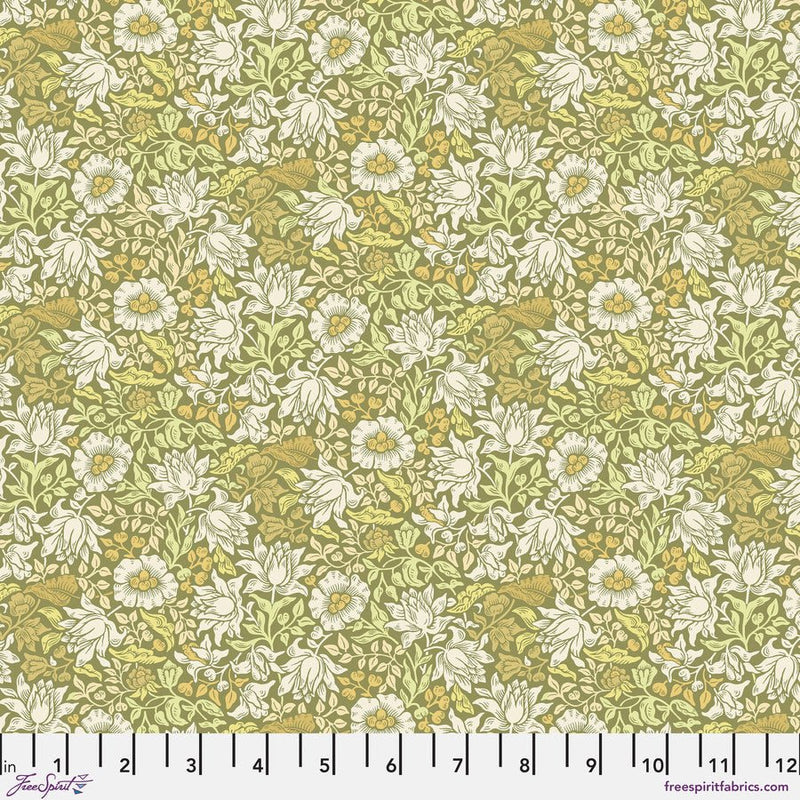 Mallow Cloth Morris & Co Buttermere Mallow Multi — Woven Modern Fabric Gallery
