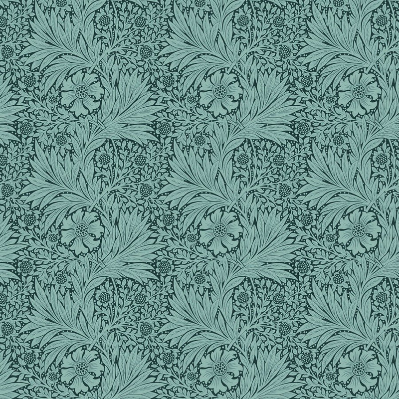 Marigold Teal - Woven Modern Fabric Gallery