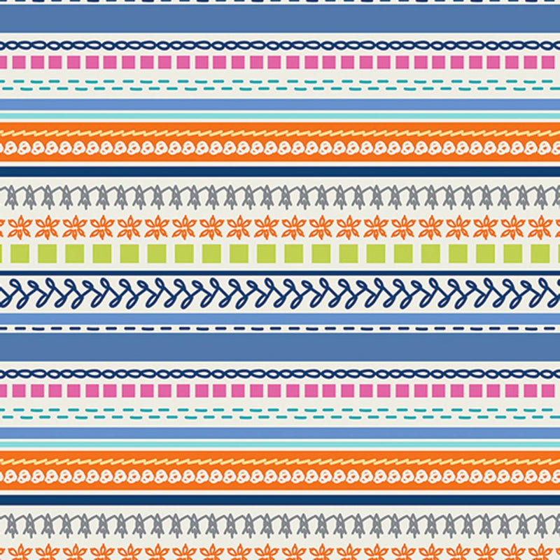 Maximal Broderie Cool - Woven Modern Fabric Gallery