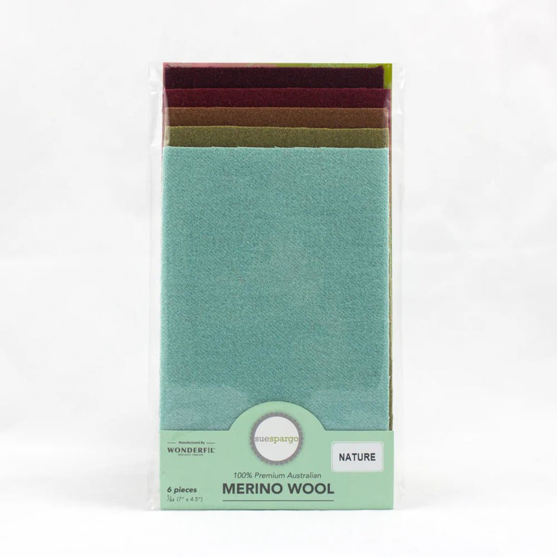 Merino Wool Fat 1/64 Nature - Woven Modern Fabric Gallery
