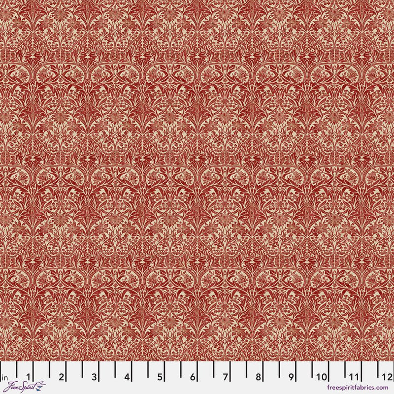 Mini Bluebell Red - Woven Modern Fabric Gallery