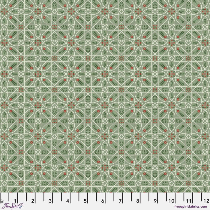 Mini Brophy Trellis Sage - Woven Modern Fabric Gallery