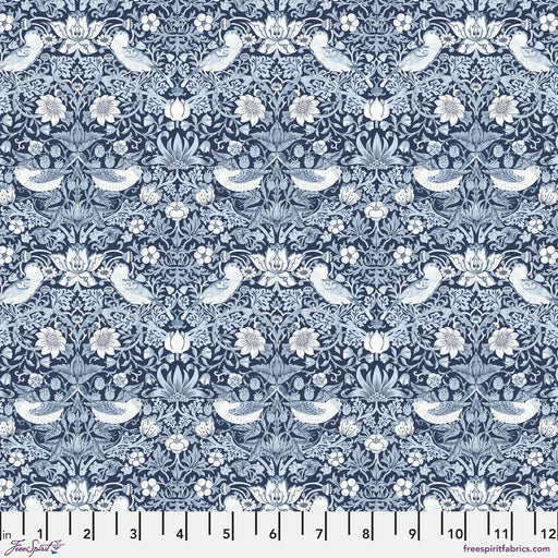 Mini Strawberry Thief Indigo - Woven Modern Fabric Gallery