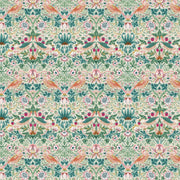 Mini Strawberry Thief Mineral - Woven Modern Fabric Gallery