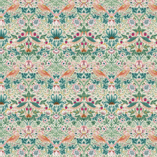 Mini Strawberry Thief Mineral - Woven Modern Fabric Gallery