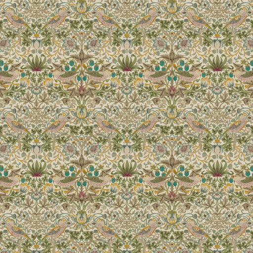 Mini Strawberry Thief Old Gold - Woven Modern Fabric Gallery