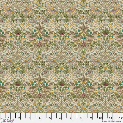 Mini Strawberry Thief Old Gold - Woven Modern Fabric Gallery