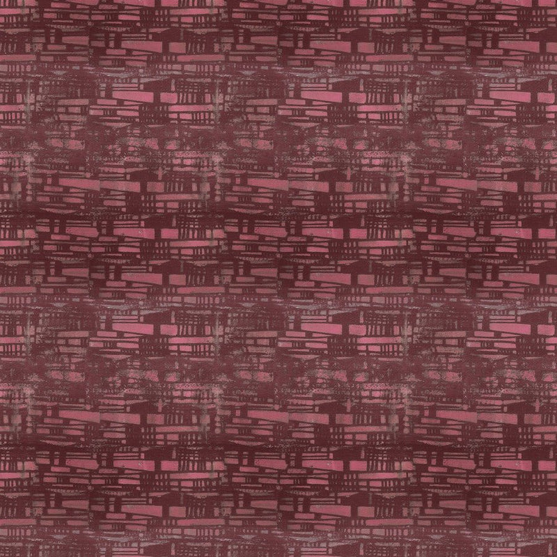 Minor Chord Burgundy - Woven Modern Fabric Gallery