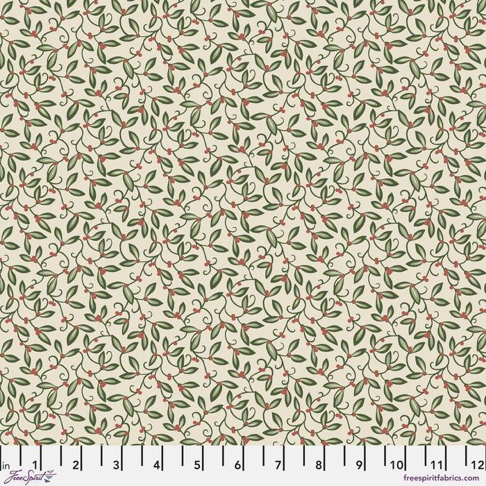 Mistletoe Cream - Woven Modern Fabric Gallery