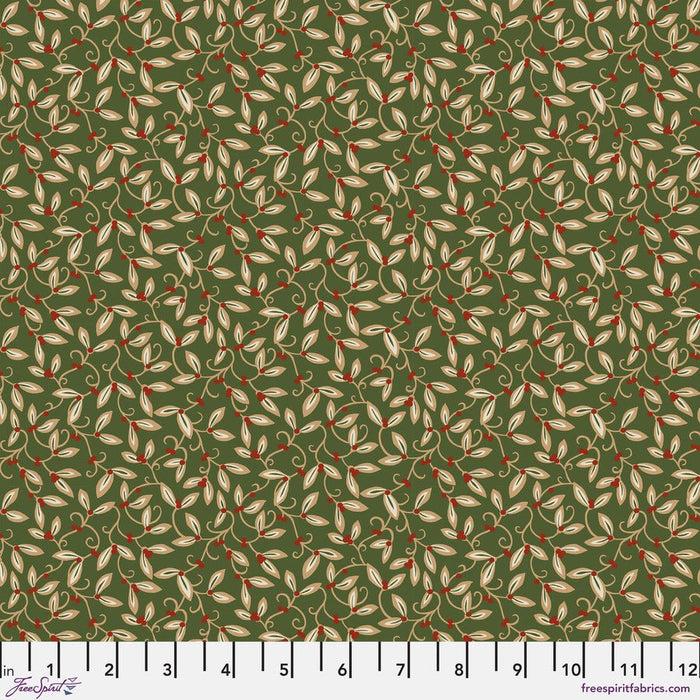 Mistletoe Green - Woven Modern Fabric Gallery