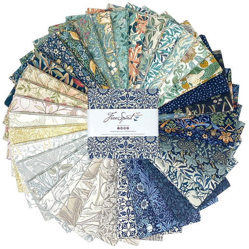 Morris & Co 5" Charm Pack Multi - Woven Modern Fabric Gallery