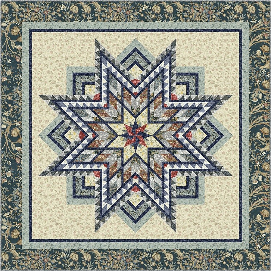 Morris & Co Anartes fabric Quilt Kit — Woven Modern Fabric Gallery