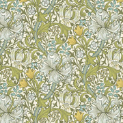 Morris & Co Buttermere Golden Lily Sunshine - Woven Modern Fabric Gallery
