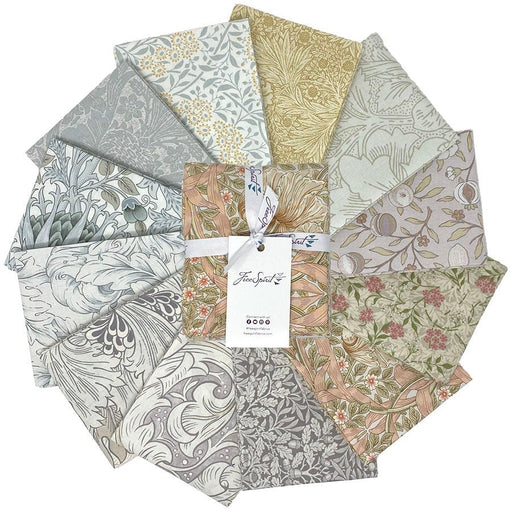 Morris & Co Fat Quarter Bundle Neutral - Woven Modern Fabric Gallery