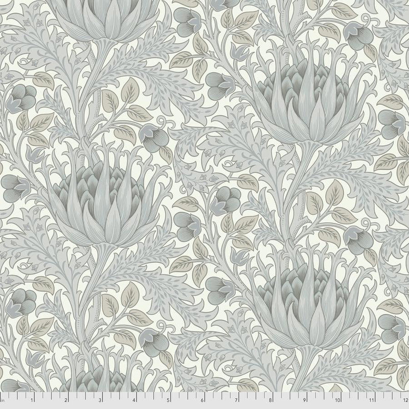 Morris & Co Hawkdale Artichoke Dove - Woven Modern Fabric Gallery