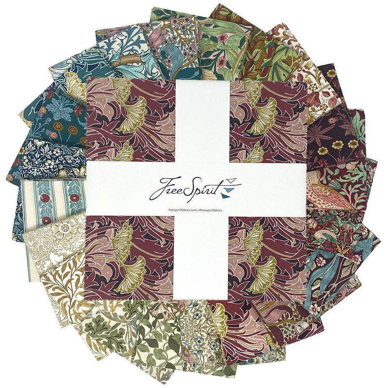 Morris & Co Lodden 10" Charm Pack - Woven Modern Fabric Gallery