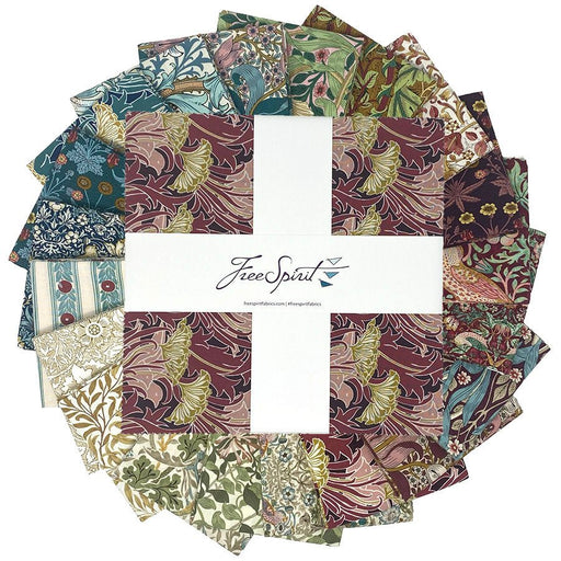 Morris & Co Lodden 10" Charm Pack - Woven Modern Fabric Gallery