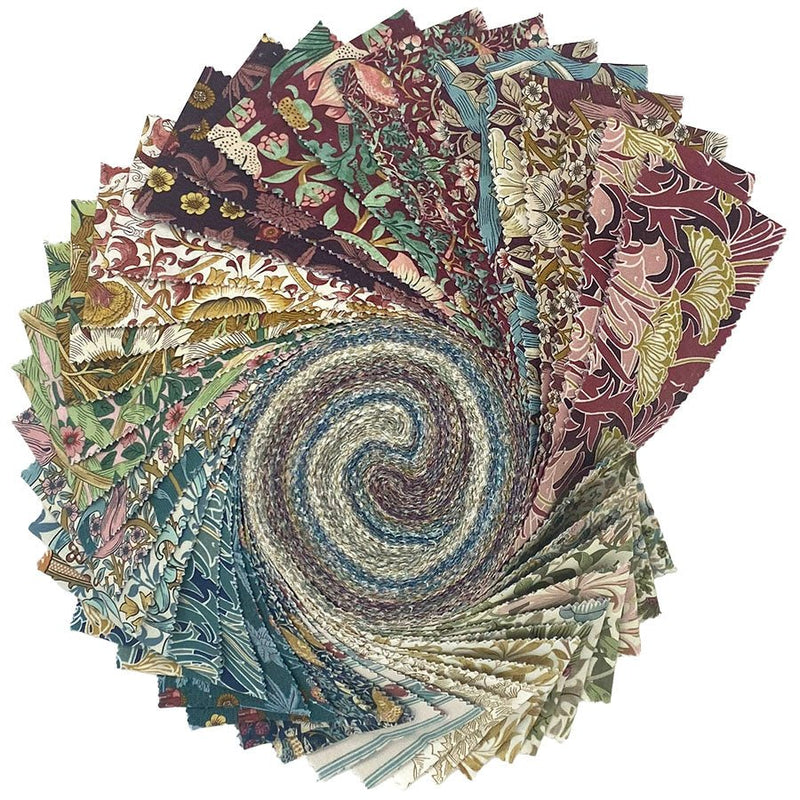 Morris & Co Lodden Jelly Roll 2.5" - Woven Modern Fabric Gallery