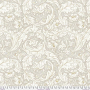 Morris & Co Mineral Bachelor Buttons Dove - Woven Modern Fabric Gallery