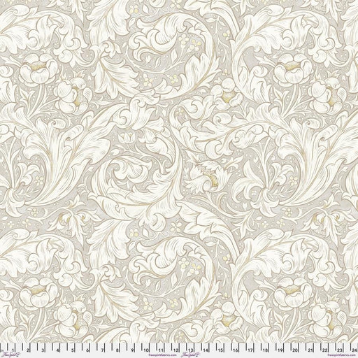 Morris & Co Mineral Bachelor Buttons Dove - Woven Modern Fabric Gallery