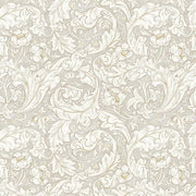 Morris & Co Mineral Bachelor Buttons Dove - Woven Modern Fabric Gallery
