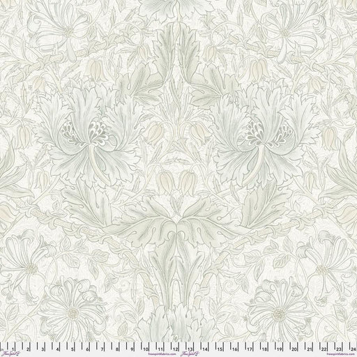 Morris & Co Mineral Honeysuckle & Tulip Ivory - Woven Modern Fabric Gallery