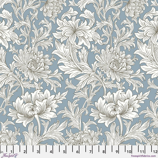 Morris & Co Morden Chrysanthemum Tonal - Woven Modern Fabric Gallery