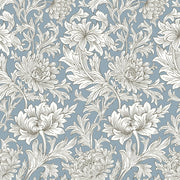 Morris & Co Morden Chrysanthemum Tonal - Woven Modern Fabric Gallery