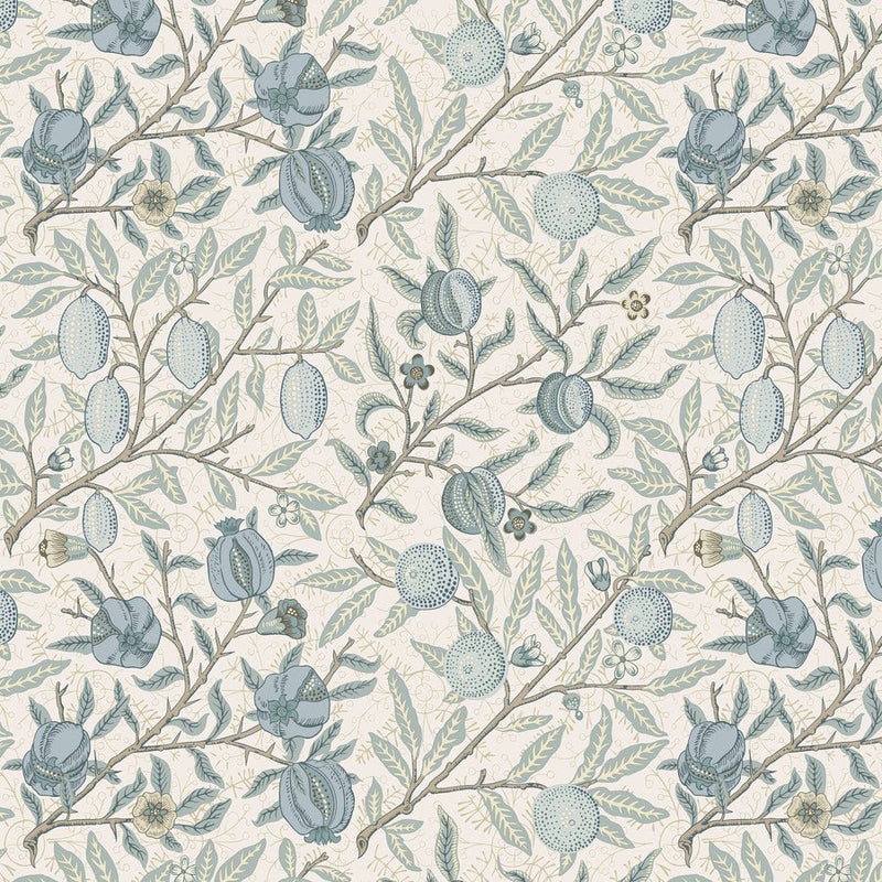 Morris & Co Morden Fruit Mineral - Woven Modern Fabric Gallery