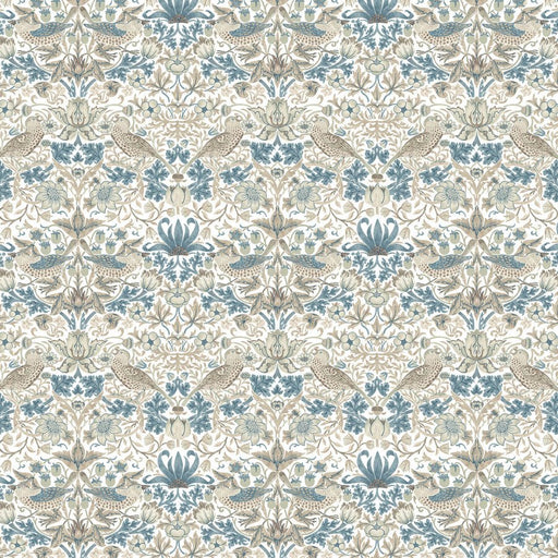 Morris & Co Morden Mini Strawberry Thief Linen - Woven Modern Fabric Gallery