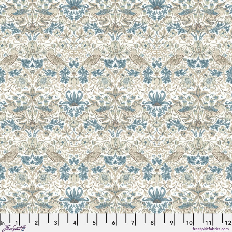 Morris & Co Morden Mini Strawberry Thief Linen - Woven Modern Fabric Gallery
