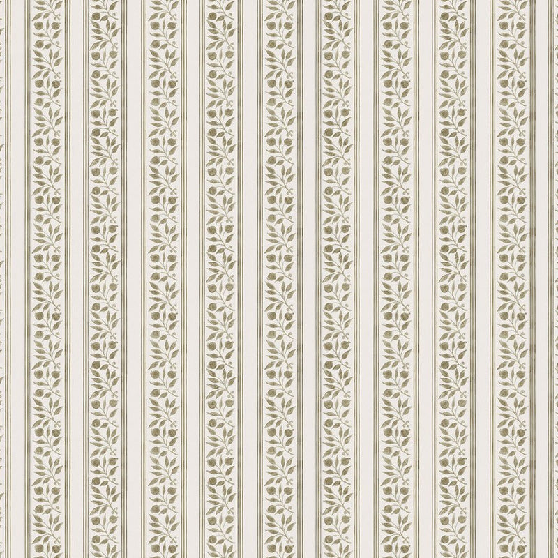 Morris & Co Morden Rosehip Stripe - Woven Modern Fabric Gallery